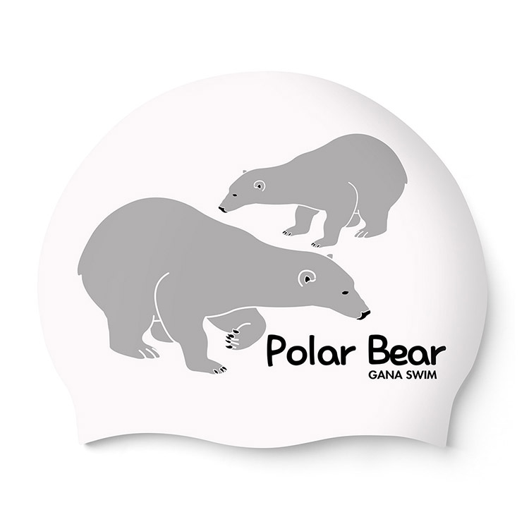 북극곰 단체수모 그레이 (제판비무료)